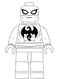 Lego Iron Fist Coloring Pages Lego Coloring Pages Lego Iron Fist Lego Coloring