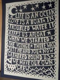 Christy Moore Love This Custom Papercut Favorite Lyrics Lyrics Meaning How To Memorize Things