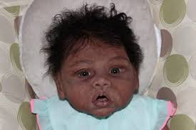 CLARISSA~ FULL BODY Silicone baby girl by Kay Dunne *Eco 20*  Ethnic/AA/Biracial $2,495.00