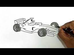 How To Draw A Formula 1 Car Auto Tekeningen Tekenen Ferrari