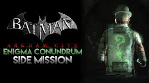 Answer the phone to start this side mission. Steam Community Video Batman Arkham City Enigma Conundrum Side Mission