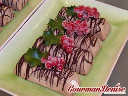 Minis Ba Ches Aux Marrons Glaca C S Marron Glace Dessert Menu De Noel