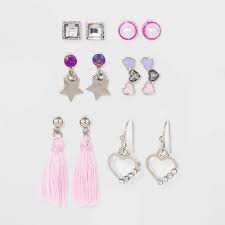 Hoop earrings look great with a cute and feminine hairstyle like a simple ponytail or a braid. Kids Earrings Target