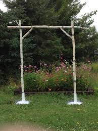5 Piece Birch Wedding Arch In 2020 Bogen Hochzeit Rustikale Laube Kostengunstige Hochzeit