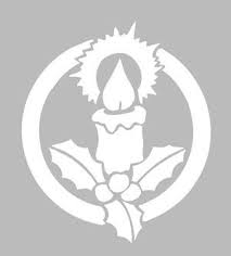 Pochoir Adhesif 12 X 12 Cm Boule Noel Bougie Pochoir Noel Pochoir Coloriage Noel