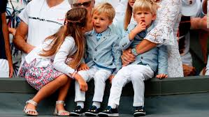 The picture had mirka and. Roger Federer S Sons Have Started To Play Tennis Cnn
