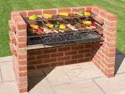 How To Make A Temporary Brick Grill Diy Projects Brick Bbq Brick Grill Built In Bbq Grill