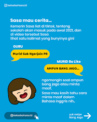 Check spelling or type a new query. Kelas Bahasa Ampun Bang Jago Dalam Bahasa Inggris Facebook