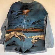 Handmade Denim Jackets Panosundaki Pin