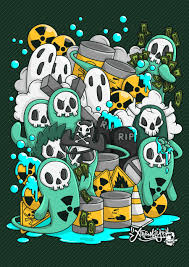 Radiation Waste Graffiti Doodles Cute Doodle Art Doodle Art Drawing