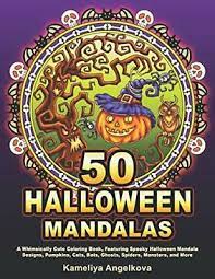 No matter what age you are, you will thoroughly enjoy the. 50 Halloween Mandalas Malbuch Mit Spooky Designs Kurbisse Katzen Fledermause Ebay