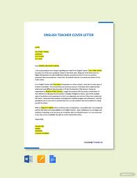 Transform your teacher or principal resume and cover letter into an interview generating tool! English Teacher Cover Letter Template Free Pdf Google Docs Word Apple Pages Template Net Cover Letter Template Free Project Manager Cover Letter Cover Letter Template