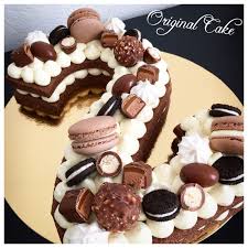 Number Cake 2 Chocolat Original Cake Gateaux Aux Numeros Drip Cakes Idee Gateau