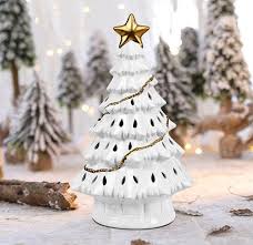 The christmas ornaments are often smaller than normal and. Daily Deal Seasonal Holiday Decorations 11 Ceramic Christmas Tree Untilgone Com