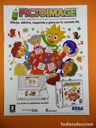 ¡dibuja tan ¡dibuja tan rápido como puedas jugando al pictionary! Publicidad 2008 Pictoimage Nintendo Ds Buy Old Posters At Small Format At Todocoleccion 139516870