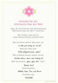 Oma Tag Am 14 Oktober Fur Die Beste Oma Der Welt Kostenlose Geschenkurkunde Zum Ausdrucken Mit Bildern Oma Tag Urkunde Geburtstag Mutter