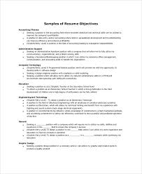Notice how the highlighted fragments match the. 18 Sample Resume Objectives Pdf Doc Free Premium Templates