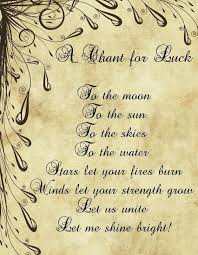 A Chant For Luck Printable Spell Pages Luck Spells Good Luck Spells Wiccan Spell Book