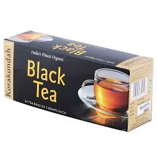 To enjoy iced, simply brew 4 tea bags with 1 quart boiling water, steep 3 minutes, sweeten, and add 3 quarts of fresh cold water and ice. Korakundah Organic Black Tea 25 Tea Bags Amazon In Health Personal Care