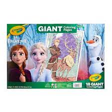 Show off your skills to friends and family. Crayola Disney Frozen 2 Giant Coloring Book Michaels
