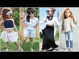 2 ملابس أطفال بنات شيك 2018 أجمل ملابس البنوتات الصغيرين أحلى الأطقم للبنات الصغار youtube capri pants fashion pants