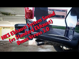 Cara modified exhaust kereta standard. Hks Exhaust System Sound Vs Standard Ekhaust Isuzu Dmax Vcross 3 0 Youtube