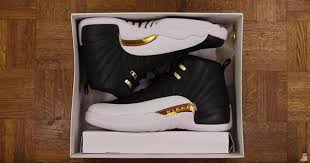 Air Jordan 12 Black White And Gold Air Jordan 12 Wings Shoes Sneakers Jordans Air Jordans Fashion