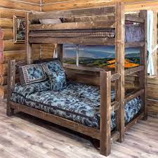 Rustic bunk beds twin over full. Montana Woodworks Homestead Twin Over Full Bunk Bed Diy Bunk Bed Rustic Bunk Beds Bunk Bed Plans