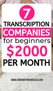 27 Transcription Companies That Offer Jobs For Beginners Transcription Jobs From Home Transcription Jobs For Beginners Online Surveys For Money