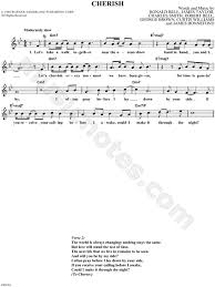 Before downloading you can preview. Kool The Gang Cherish Sheet Music Leadsheet In Bb Major Download Print Sku Mn0037012