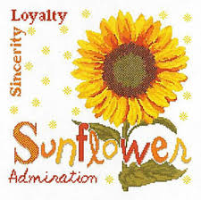 · cross stitch to dl|threads: Lilipoints Sunflower Usj014 Cross Stitch Pattern 123stitch