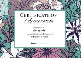 Free to download and edit online. 100 Certificate Of Appreciation Templates To Choose From
