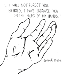 I Have Carved You In The Palm Of My Hand I Have Engraved You On The Palms Of My Hands Isaiah 49 Catholic Family Isaiah Sacred Space