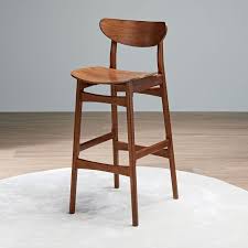 Classic Cafe Bar Stool Walnut West Elm In 2020 Walnut Dining Chair Cafe Bar Stools Counter Stools