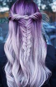 70 Stunning Purple Hairstyle Design Suitable For Long Hair And Short Hair You Should Try Haircut Light Purple Hair Purple Ombre Hair Hair Color Purple