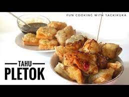 Tahu Pletok Indonesian Fried Tofu With Starch Youtube Resep Tahu Memasak Resep Masakan