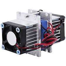 Biomonstaaar's heating and cooling system: Amazon Com Diy 144w Dual Chip Thermoelectric Peltier Refrigeration Tec1 12706 Cooler With Water Cooling System Single Cooler Computers Accessories