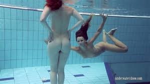 Cute lucie is stripping underwater. Underwatershow Video Zuzana And Lucie Underwater Show Cloudy Girl Pics