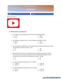 Rumus keliling lingkaran informasi kali ini akan mengulas secara lengkap bagaimana cara menghitung keliling lingkaran disertai 3 contoh soal mencari keliling sebuah lingkaran tentunya dengan jawaban pembahasannya. Lingkaran Matematika Exercise