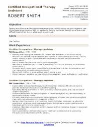 The best ways to become an occupational therapist. Certified Occupational Therapy Assistant Resume Samples Qwikresume