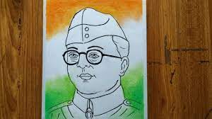 Subhash chandra bose was born to a bengali family on january 23, 1897 in cuttack. How To Draw Subhash Chandra Bose Step By Step Netaji Subhash Chandra Bose Drawing How To Draw Netaji Youtube