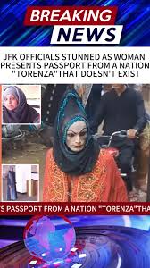 JFK OFFICIALS STUNNED AS WOMAN PRESENTS PASSPORT FROM A NATION "TORENZ... |  torenza country | TikTok