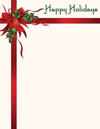 Free Christmas Holiday Templates Flyer Template Word For Wordristmas Letterhead Santa Stock Christmas Stationery Christmas Letterhead Free Christmas Printables