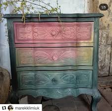 Small Dresser Boho Style Nordic Chic Eco Friendly Furniture Painted Furniture