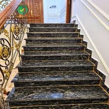 Chuyên cung cấp và thi công cầu thang đá đen nhiệt đới tại Tp. HCM