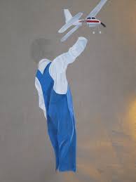 L Enfant Et L Avion Silhouette Enfant Enfant Peinture