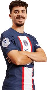 Vítor “Vitinha” Ferreira Paris Saint-Germain football render - FootyRenders