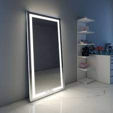 These stylish standing mirrors and leaning floor mirrors come in a wide variety of design styles and prices. Aleesha Audio Full Length Floor Mirror Light Mirrors