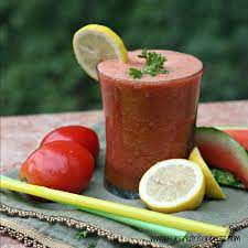 Spicy Homemade V8 With 8 Veggies Fruit Rawfood Recipe Raw Food Recipes V8 Smoothies Recipe Healthy Juice Recipes
