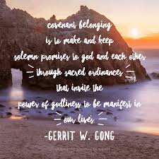 He gave a quote on a quote. Belonging Archives Latter Day Saint Scripture Of The Day